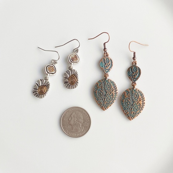 NEW Chamomile retro earrings - Picture 5 of 6